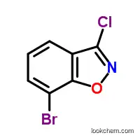 Molecular Structure of 1260677-07-3 (7-Bromo-3-chlorobenzo[d]isoxazole)